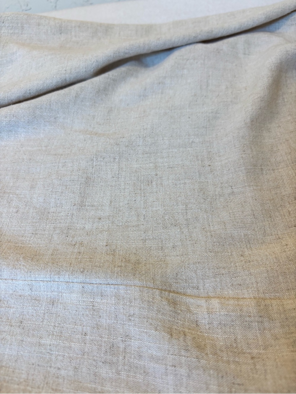 CP with Love P Cill Linen Blend Midi Caftan Dress Beige V-Neck Size Medium - Picture 9 of 9